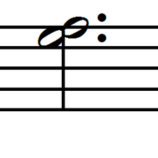 Dotted Half Note