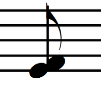 Harmonic 2nd Eighth Note
