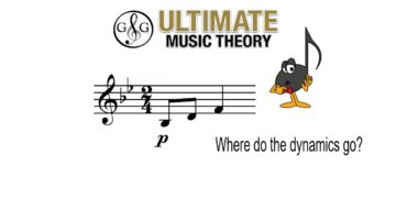 Transpose Music – Where to Write Dynamics?