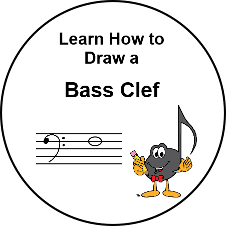 Learn How to Draw a Bass Clef - UltimateMusicTheory.com