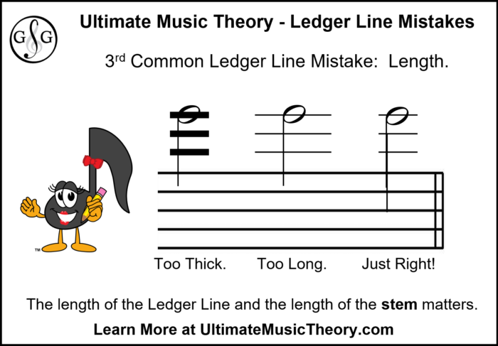 Ultimate Music Theory 3 Common Ledger Line Mistakes