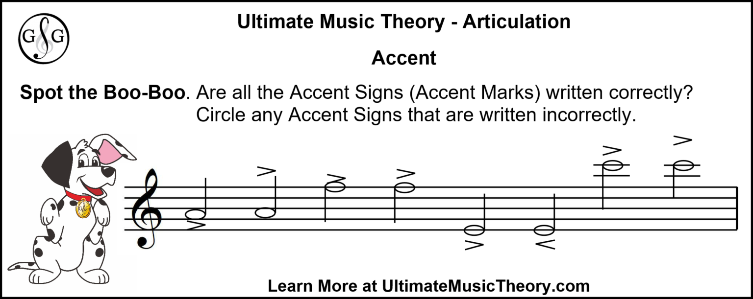Articulation 1 Accent Ultimate Music Theory