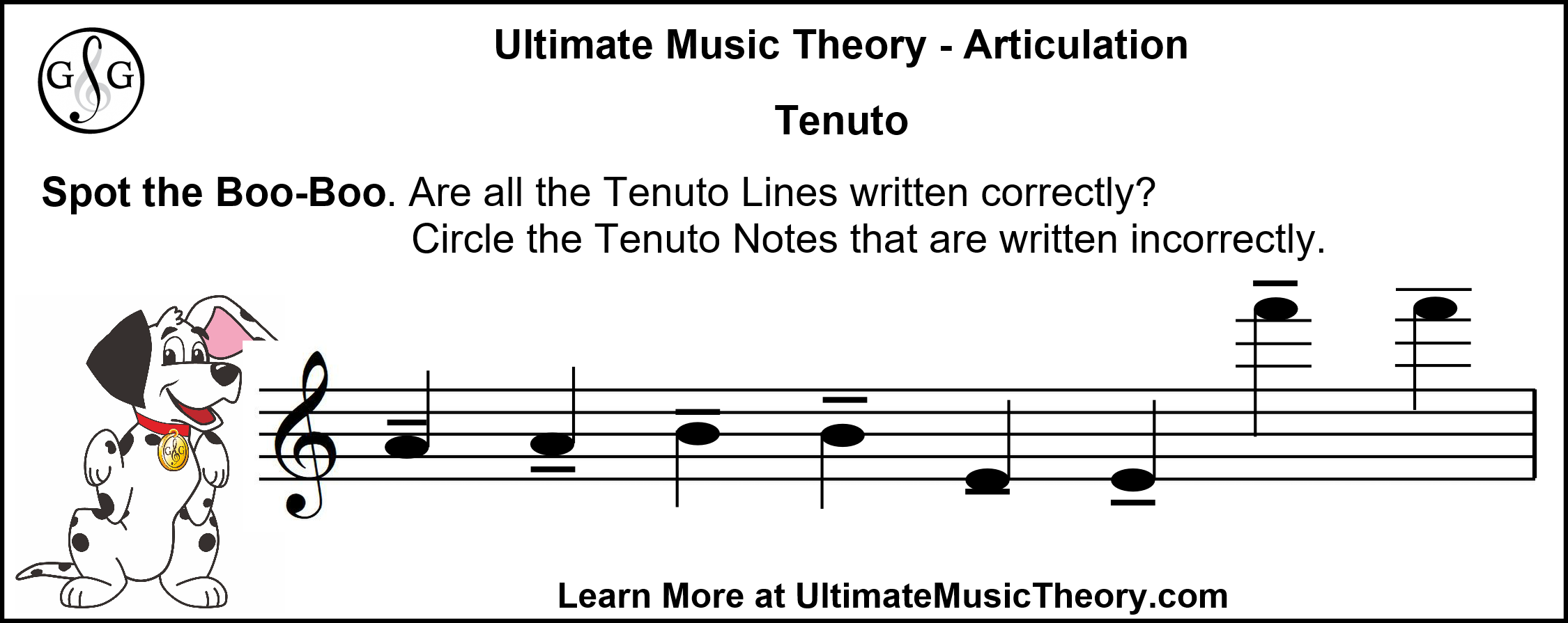 UMT Articulation - Tenuto - Spot the Boo Boo